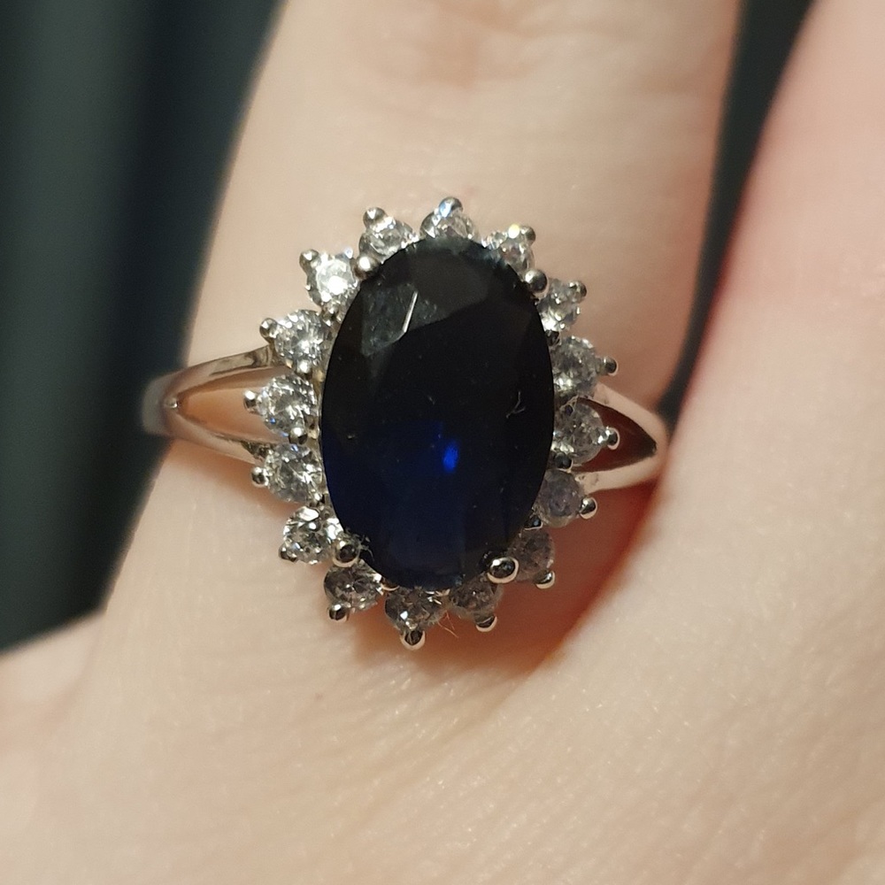 Princess Di Crystal Replica Ring